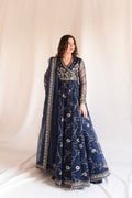 NAVY BLUE SEQIUNCED ANGRAKHA