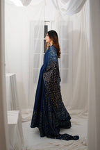 RANGREZ COLLECTION (BLUE KAMDANI DRESS )