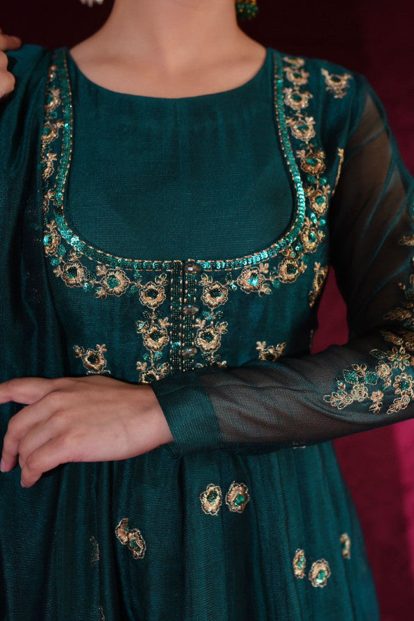 EXCLUSIVE COLLECTION ( SEAGREEN ANARKALI )