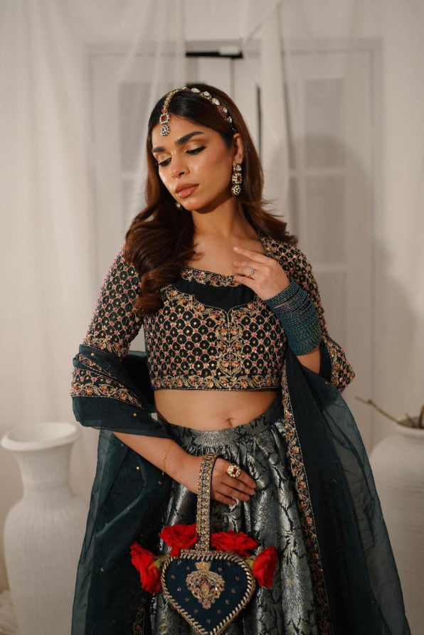 RANGREZ COLLECTION ( JAMAWAR LEHANGA CHOLI)