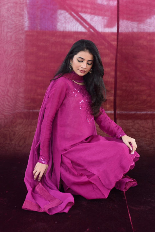 FESTIVE PRET 25 ( HOT PINK FARSHI )