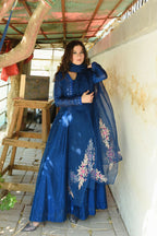 ROYAL BLUE KATDANA PISHWAS