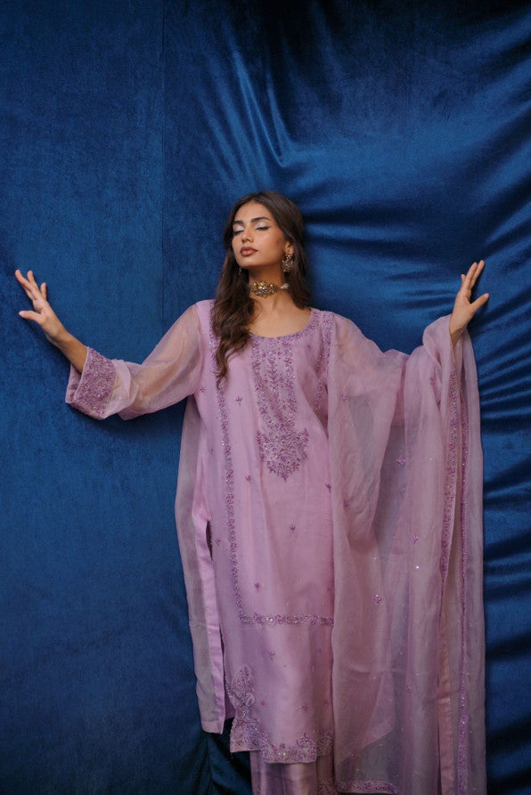 SAFFRN COLLECTION '24 ( LILAC ORGANZA )