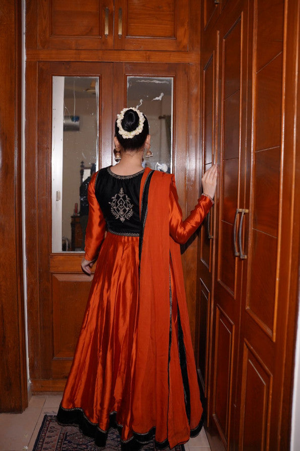 Ashnah Collection’25 ( Orange Dress )