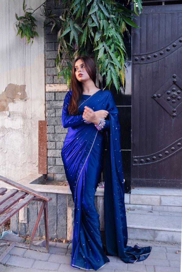 MAYON SILK SAREE IN BLUE