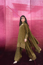 FESTIVE'25 ( MEHANDI GREEN FARSHI )
