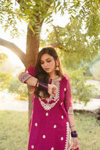 PATILA DRESS PINK  WHITE SHALWAR KAMEEZ