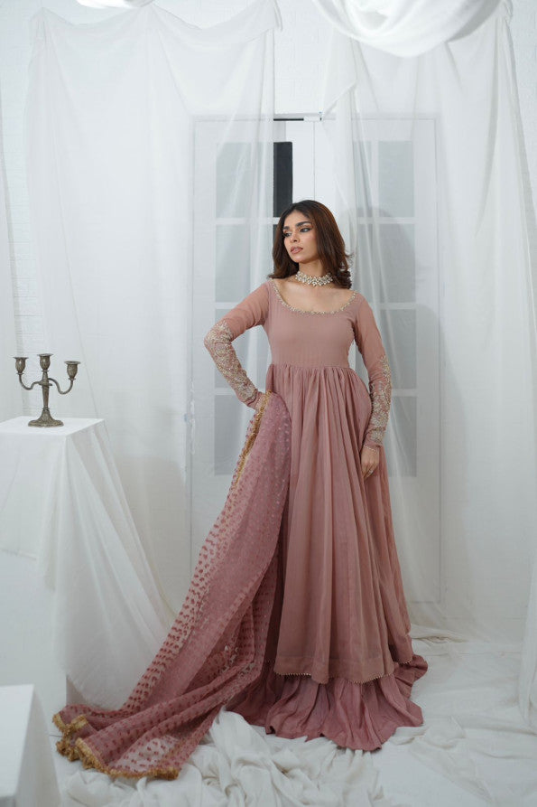 RANGREZ COLLECTION ( LAVENDER PINK DRESS )