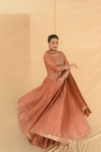 SONEHRI COLLECTION ( PEACH PISHWAS )