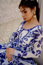 EID COLLECTION'25 ( BLUE ANARKALI )