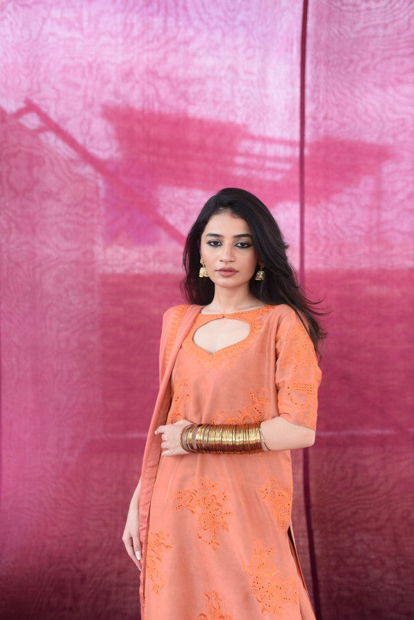 FESTIVE'25 ( LIGHT ORANGE FARSHI )