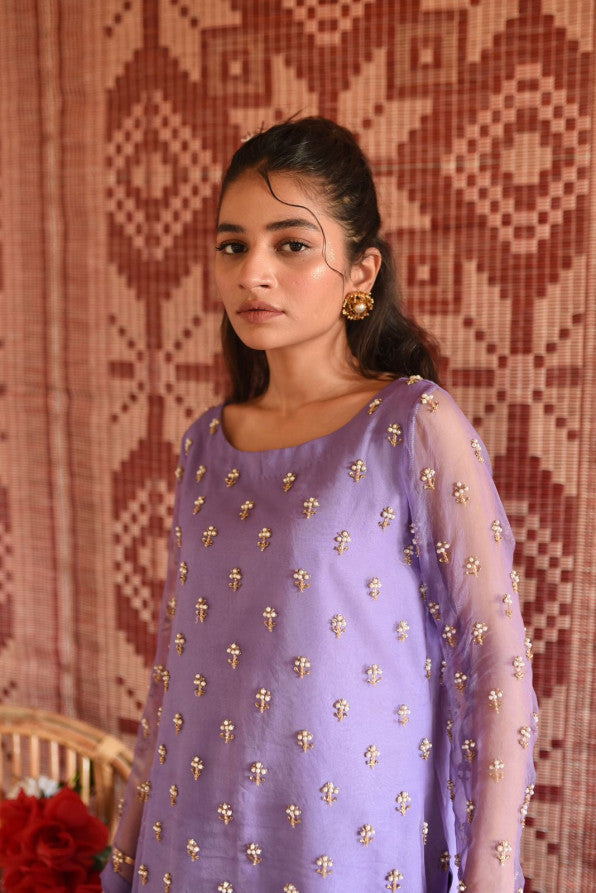 SEMI FORMAL '24 ( LILAC ORGANZA )