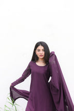 KS By Amna Ismail ( JAMNI PLAZO DRESS)