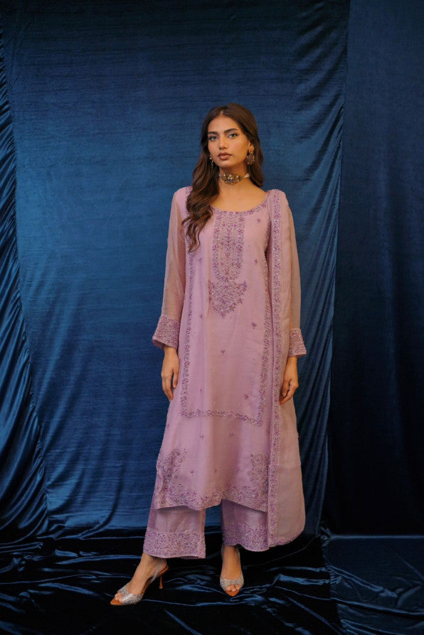 SAFFRN COLLECTION '24 ( LILAC ORGANZA )