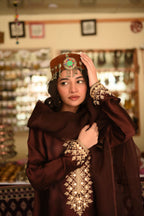 BROWN FARSHI DRESS