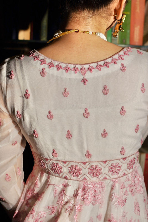 Ashnah Collection’25 ( White pink dress )