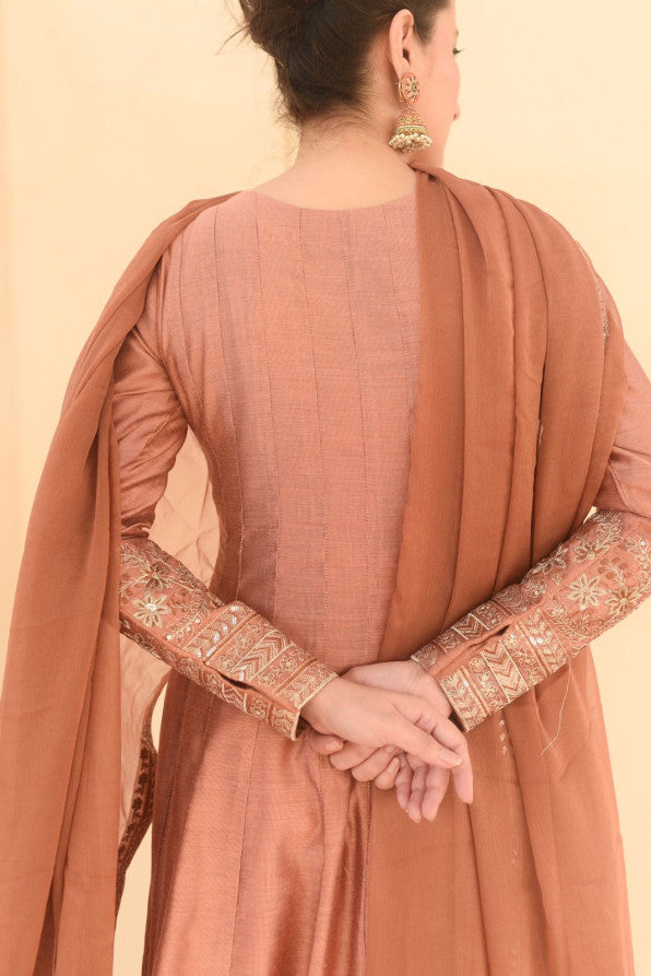 SONEHRI COLLECTION ( PEACH PISHWAS )