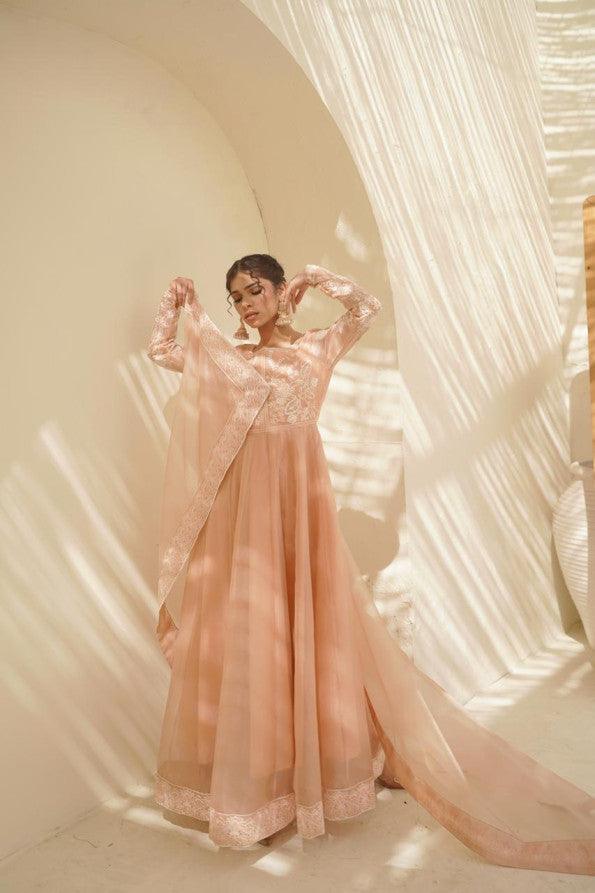 EID COLLECTION '25 ( POWDER PINK DRESS )