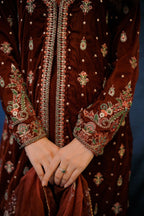 SAFFRON COLLECTION '24 ( VELVET COAT DRESS )