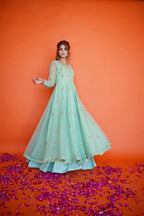 EID COLLECTION'23 ( CR SEA GREEN PISHWAS )
