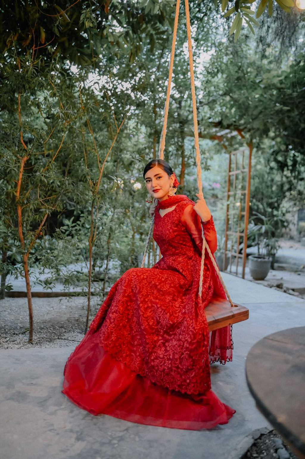 ENGAGEMENT RED DRESS