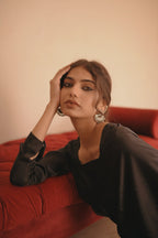 BLACK SILK SAREE
