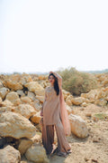 FAWN COTTON SILK DRESS