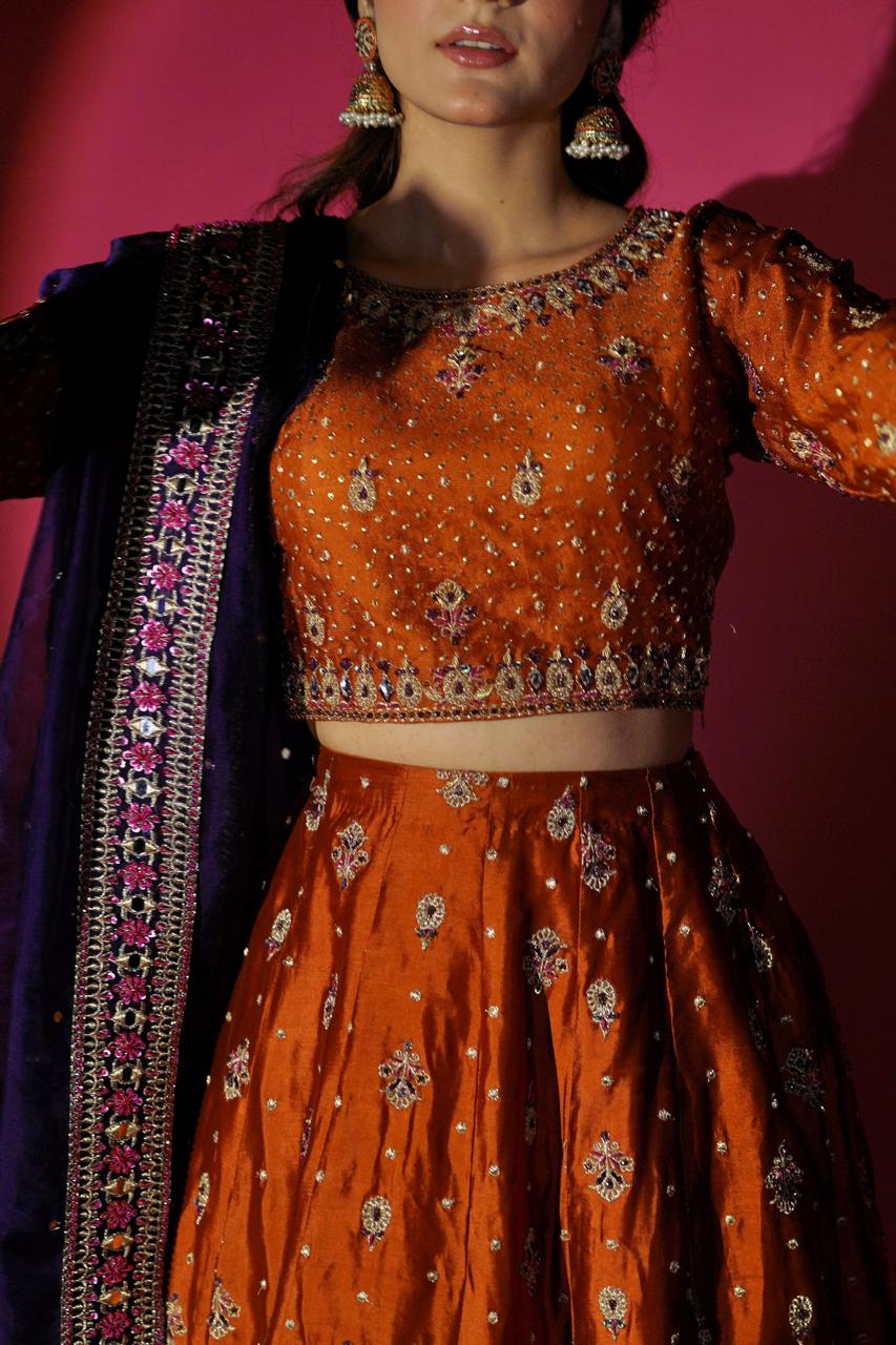 SHEHNAIYAN'24 (MEHANDI RUST LEHANGA )