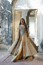 ZEBAISH E ZAMANA ( CHAMPANGE DRESS )