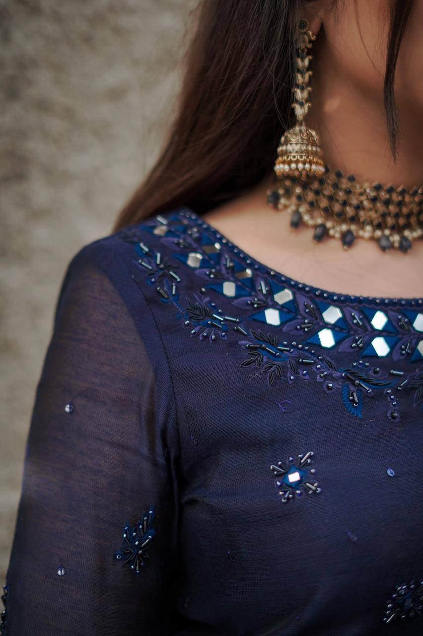 DARK BLUE DRESS