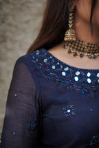 DARK BLUE DRESS