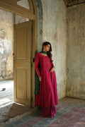 ZEBAISH E ZAMANA (PINK DRESS KAMDANI DUPATTA )