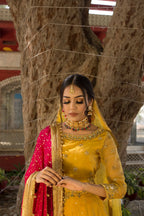 YELLOW LEHANGE CHOLI ( Mendhi dress)