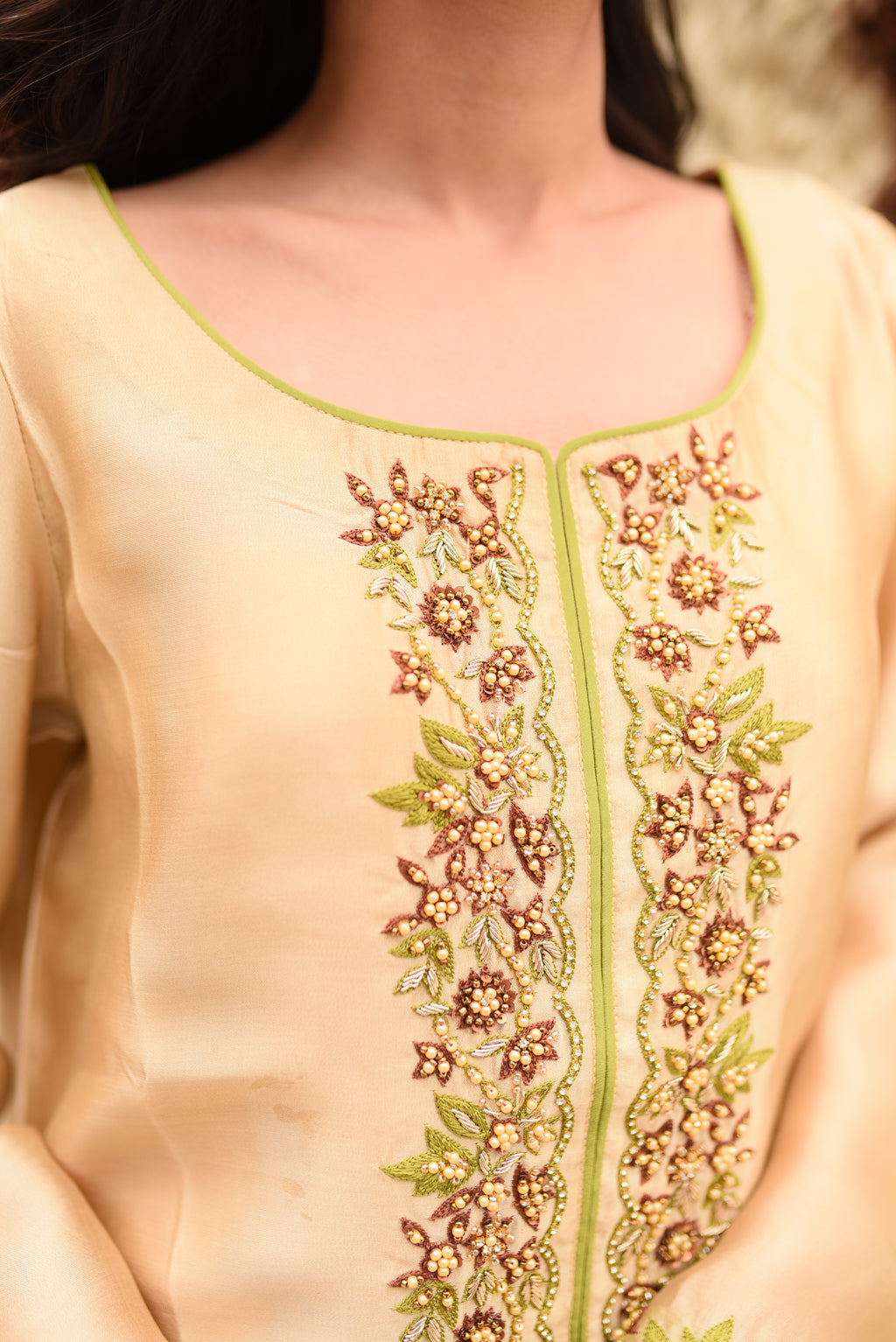 FAWN 2 TONE DUPATTA DRESS