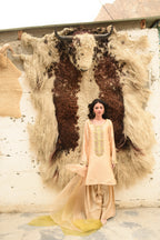 FAWN 2 TONE DUPATTA DRESS