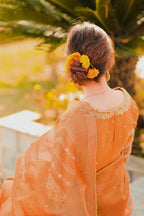 LAMA ORANGE SAREE