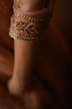 KHAZAIN ( ROSE PINK JAMAWAAR LEHANGA )