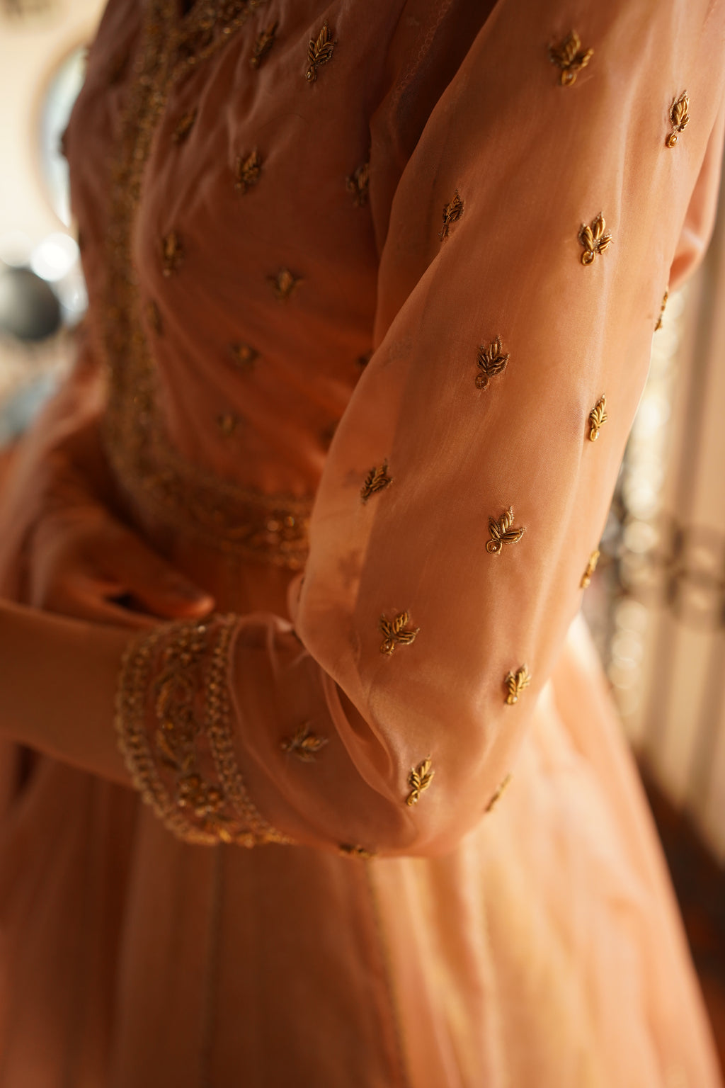 KHAZAIN ( ROSE PINK JAMAWAAR LEHANGA )