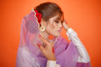 EID COLLECTION'23 ( WHITE/LILAC DRESS )