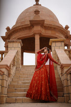 SURKH BRIDAL LEHANGA