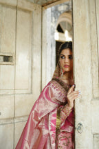 ZEBAISH E ZAMANA (PINK GOLD GHARARA)