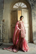 ZEBAISH E ZAMANA (PINK GOLD GHARARA)