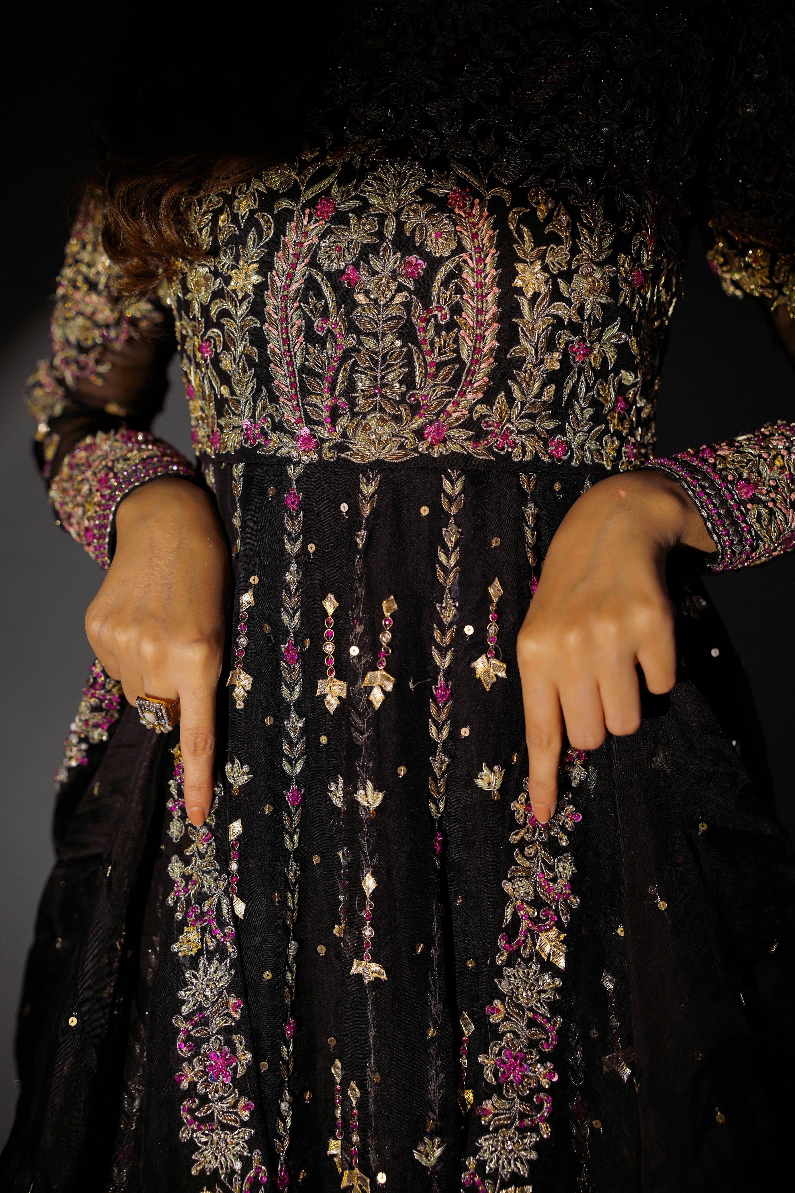 SHEHNAIYAAN '24 ( BLACK BARAAT DRESS )