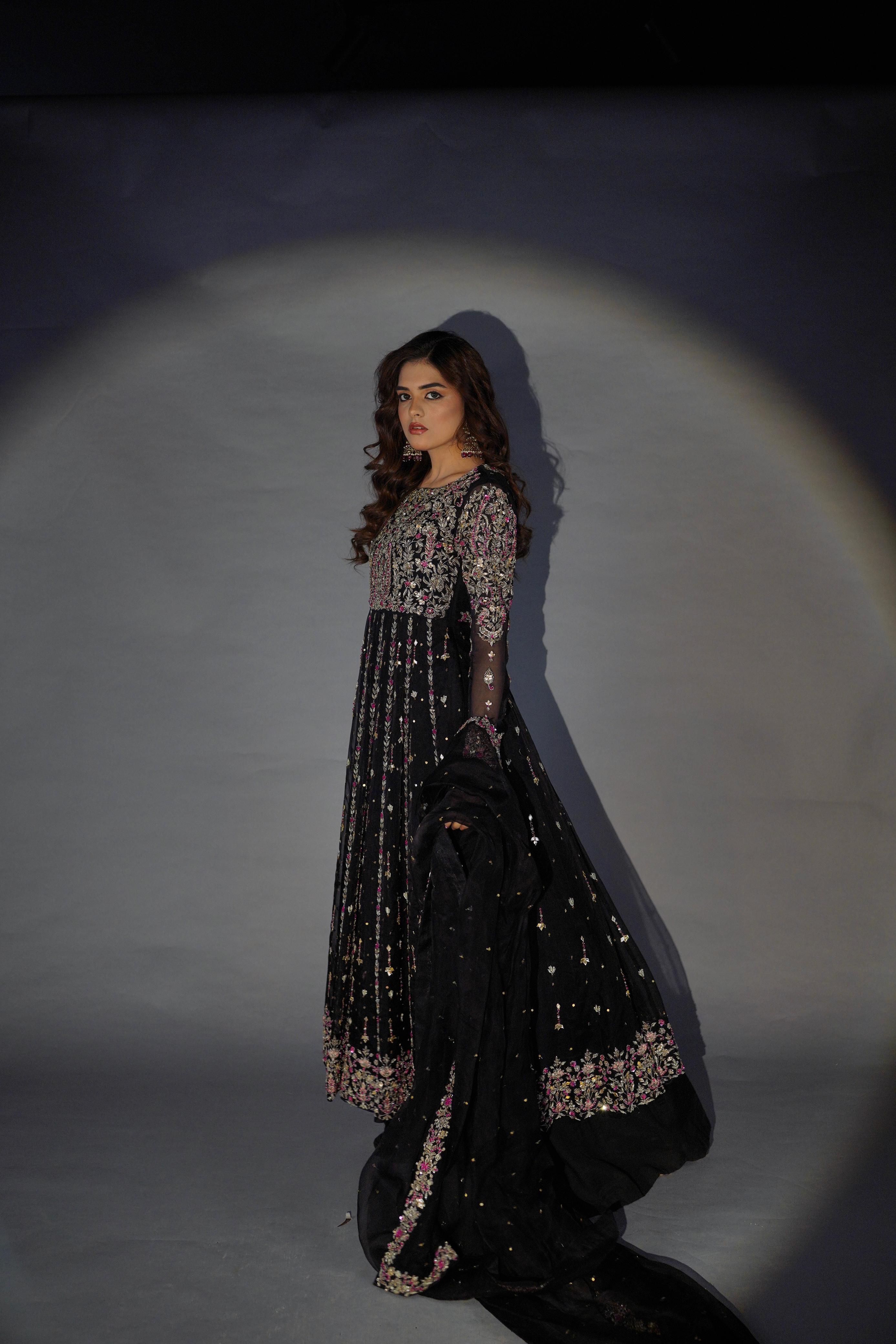 SHEHNAIYAAN '24 ( BLACK BARAAT DRESS )