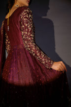SHEHNAIYAAN ‘24 ( BURGUNDY BARAAT DRESS )