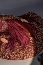 SHEHNAIYAAN ‘24 ( BURGUNDY BARAAT DRESS )