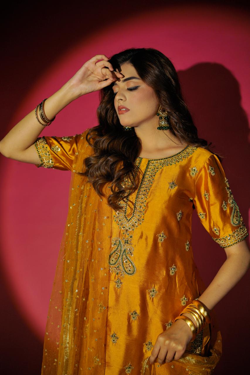 SHEHNAIYAAN ‘24 (MAYON YELLOW ORANGE SHALWAAR)