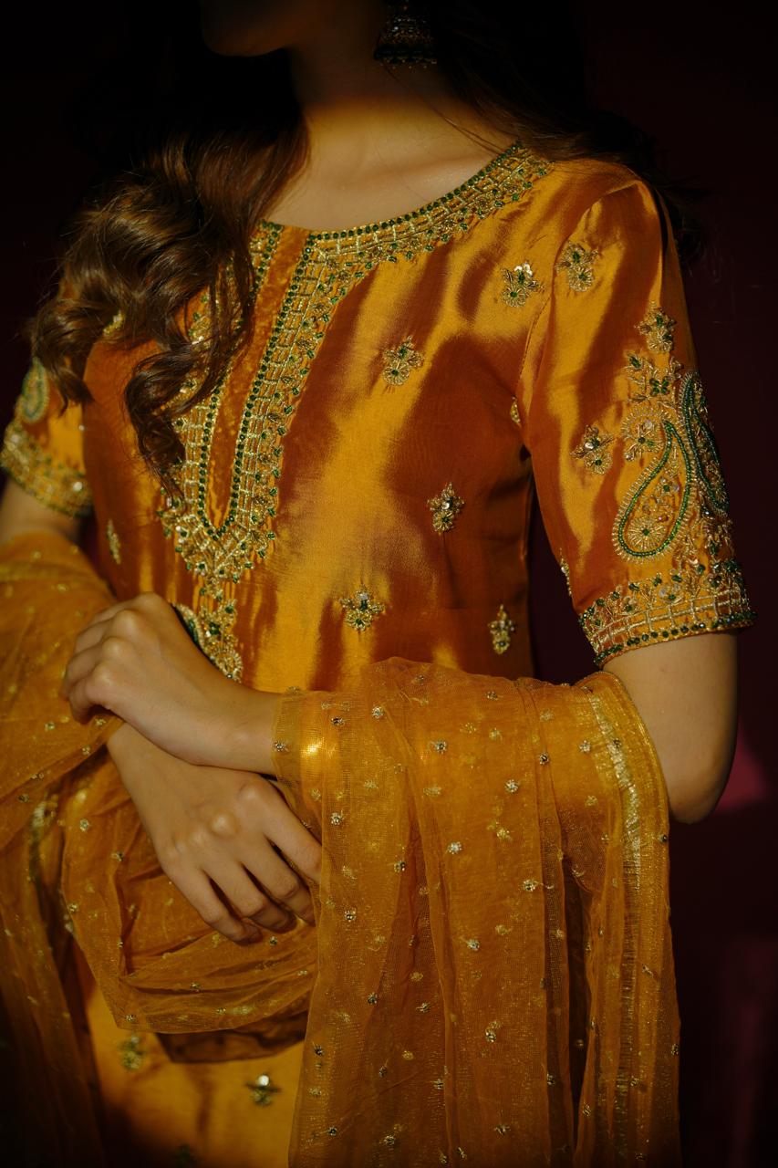 SHEHNAIYAAN ‘24 (MAYON YELLOW ORANGE SHALWAAR)