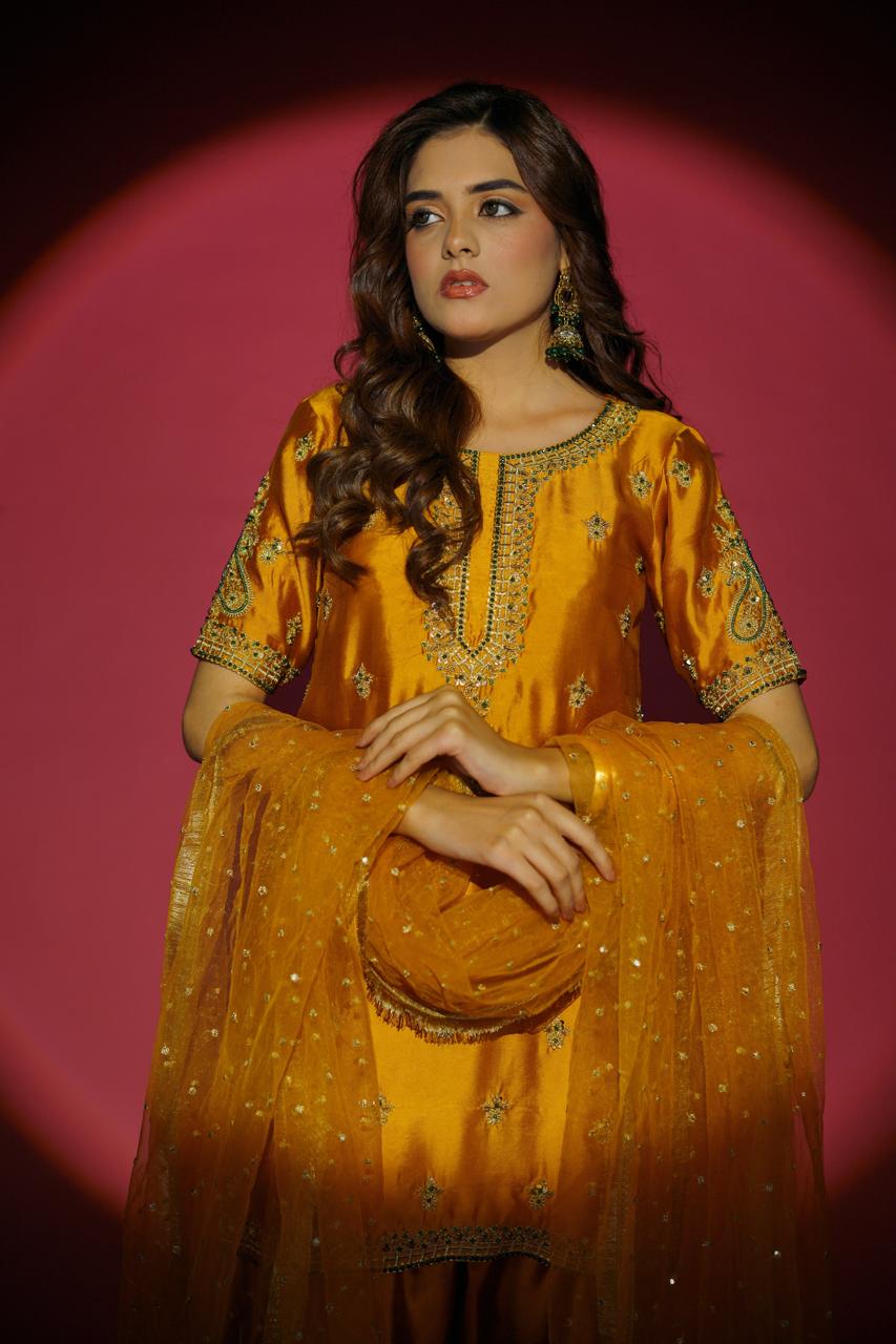 SHEHNAIYAAN ‘24 (MAYON YELLOW ORANGE SHALWAAR)