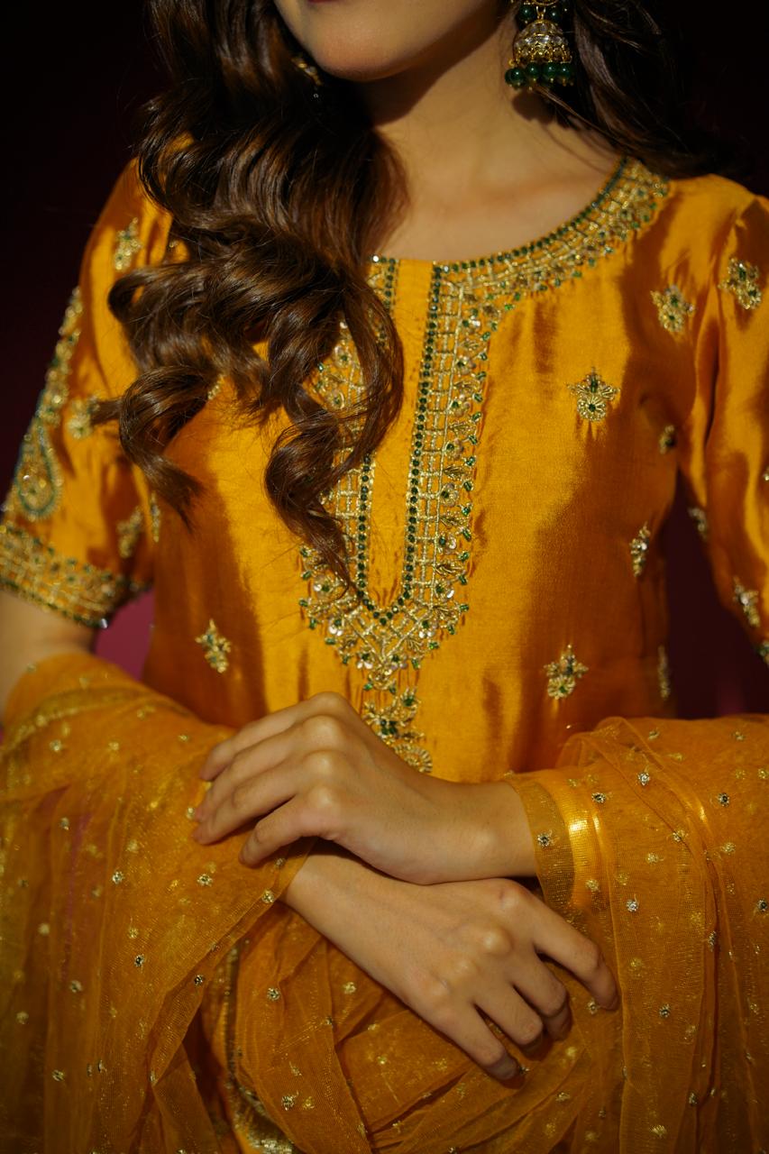 SHEHNAIYAAN ‘24 (MAYON YELLOW ORANGE SHALWAAR)
